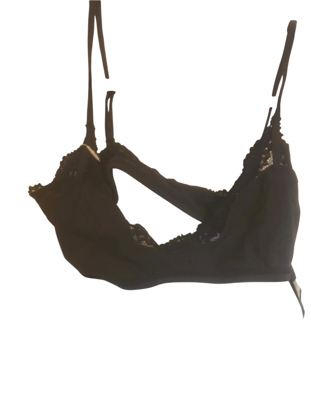 NWOT Skims Lace Bralette ONYX Size Medium